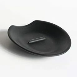 Top 10 🎁 Crack'em Egg Cracker & Spoon Rest (Jet Black) - Perfectly Cracks Eggs & Contains Messes - Easy To Use & Clean - Great For Kids - Prevents Broken Yolks 🎁