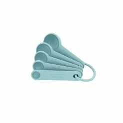Coupon 🧨 KitchenAid Measuring Spoons, Set Of 5, Aqua Sky 🎉
