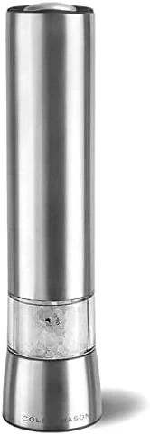 Deals π€© COLE & MASON Hampstead Electric Pepper Grinder With LED Light - Electronic Battery Operated Peppercorn Mill, Stainless St π - Image 7