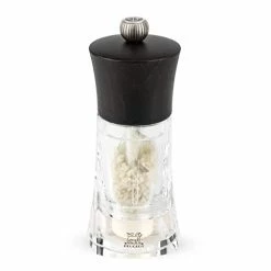 Cheap 🎁 "Peugeot Oleron Grey “Wet” Salt Mill, 5-1/2"" Chocolate. Ceramic Mechanism." (29937) ✔️