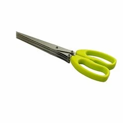 Hot Sale β€οΈ WILL Multifunctional 5 Layers Stainless Steel Knives Multi-Layers KItchen Scissors Scallion Cutter Herb Laver Spices Cook Tool Cut (5 Layers) π€©