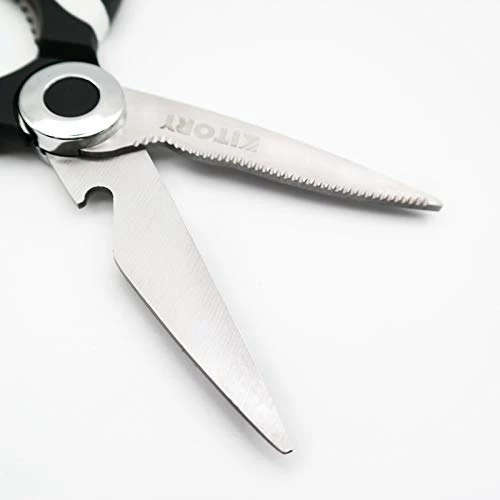 Flash Sale π Kitory Kitchen Shears - Ultra Sharp Premium Scissors With Sheath - Heavy Duty Poultry Shears-Nut Cracker-Bottle Opener- Multi Purpose Scissors Shears01+02 βοΈ - Image 4