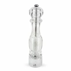 Best Sale ❤️ Peugeot - Nancy Manual Salt Mill - Transparent Adjustable Grinder For Rock Salt - Acrylic, Clear, 12 Inches 🧨