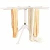 Coupon 🔥 GOZIHA Pasta Drying Rack Noodle Stand With 10 Bar Handles Collapsible | Household Noodle Dryer Rack Hanging For Home Use | Spaghetti Drying Rack Noodle Stand | Easy Storage And Quick Set-Up (White) 🔔