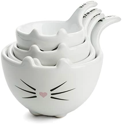 Best Pirce π VOTUM White Ceramic π Dog Themed Kitchen Utensils: Measuring Cups And Spoons, Spoon Rest For Countertop - Cute Kitchen Accessories (Dog Measuring Spoons) π - Image 7