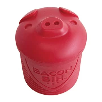 Discount π€© Talisman Designs Bacon Bin Grease Strainer & Collector | Red | Family Friendly Kitchen Tools | Fun & Functional Silicone Grease Container | Holds Up To 1 Cup π€©