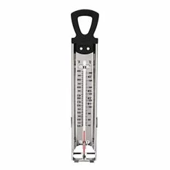 Wholesale π Defull π¬ Candy Thermometer Deep Fry/Jam/Sugar/Syrup/Jelly Thermometer With Hanging Hook & Pot Clip Stainless Steel Cooking Thermometer Food Thermometer Quick Reference Temperature Guide,Black π¬ Candy Thermometer-red π