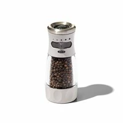 Cheap ✔️ OXO Good Grips Contoured Mess-Free Pepper Grinder Gray 🌟