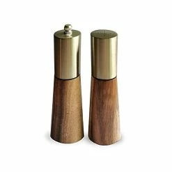 Budget 🔔 SMNVL Salt And Pepper Grinder Set, Stainless Steel Manual Pepper Grinder, Adjustable Thickness, Suitable For Kitchen, Barbecue, Picnic, 2 Packs 😍
