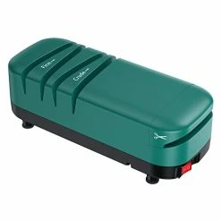 Best deal ⭐ Yamctopy Electric Knife Sharpener, Kitchen Professional Knife Sharpeners 2 Stages Corundum Abrasives And Precision Angle Control Work Sharp For Quick Repairing, Sharpening And Polishing For Knives & Scissors ❤️