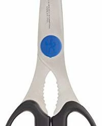 Coupon 🧨 HENCKELS Heavy Duty Kitchen Shears That Come Apart, Dishwasher Safe, Black, Stainless Steel, Blue 🔔