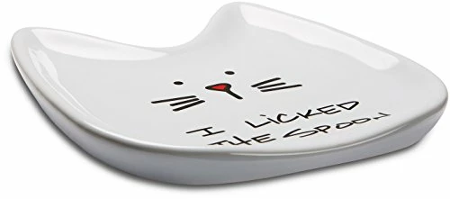 Coupon π€© Pavilion Gift Company Blobby Cat, Cat Spoon Rest"I Licked The Spoon", 5", White β - Image 2