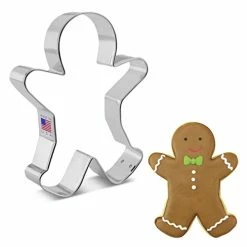 Cheap 🛒 Happy Gingerbread Man Cookie Cutter, Large 5.25" By ⭐