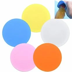 Coupon 🌟 SuperJpsor 5pcs Rubber Jar Opener Gripper Pad, Grippers For Opening Jars. Rubber Grippers For Opening Jars, Silicone Jar Opener For Canned, Beer Jar Opener For Weak Hands, Jar Grippers Rubber (colorful) ⭐