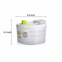 Cheap 😍 UMIKAkitchen Capacity 3L Salad Spinner Vegetable Washer Fruit Veggie Bowl Collapsible Salad Spinner With Lid Veggie Dryer Set For Kitchen Tools Of Lettuce Dryer Salad Shooter Small Salad Spinner ⭐