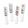 Best Pirce 🔔 Wine Things 4-Piece Hand Painted Resin Handle With Stainless Steel Blade Cheese Spreader/Butter Spreader Knife, Assorted (Mahjong) 🔥