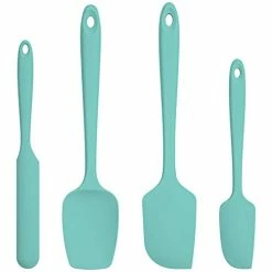Outlet 🌟 U-Taste Silicone Spatula Set With 600 Degrees Fahrenheit Heat Resistant (Teal/Aqua Sky) 🌟
