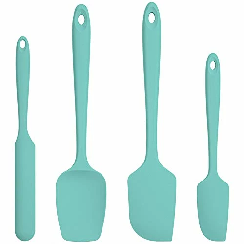Outlet π U-Taste Silicone Spatula Set With 600 Degrees Fahrenheit Heat Resistant (Teal/Aqua Sky) π