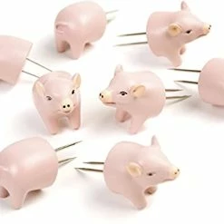New ⌛ Farberware Barbecue Pig Corn Holders, 8 Piece, Pink 👏