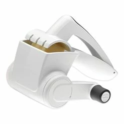 Budget 👏 Zyliss Restaurant Cheese Grater - Handheld Rotary Cheese Grater - Cheese, Vegetable, Nut Grater - Steel Kitchen Shredder For Right- And Left-Handed Cooks - NSF Restaurant Certified - White 💯