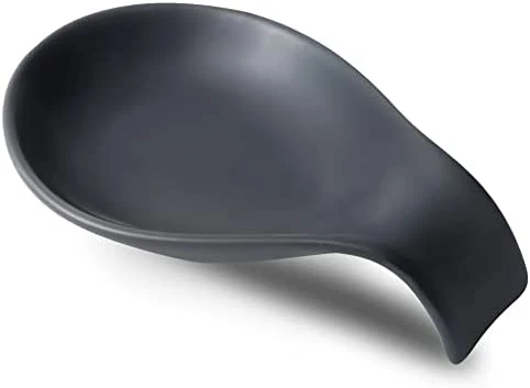 Cheap π Nihow Ceramic Spoon Rest: 4 Inch Stable Utensil Rest - Heat Resistant Spoon Holder For Kitchen Counter/Countertop/Stove Top - Dishwasher Safe - Elegant Blue (1 PC) π - Image 11