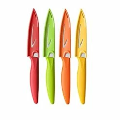 Buy 🥰 Paring Knife, Vituer 8PCS Paring Knives (4 Knives And 4 Knife Cover), 4 Inch Peeling Knife, Fruit And Vegetable Knife, Ultra Sharp Kitchen Knives, German Steel, PP Plastic Handle 🤩