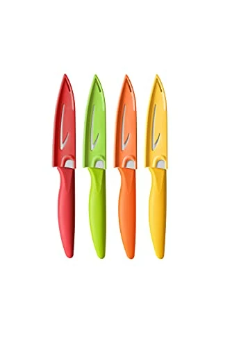 Buy π₯° Paring Knife, Vituer 8PCS Paring Knives (4 Knives And 4 Knife Cover), 4 Inch Peeling Knife, Fruit And Vegetable Knife, Ultra Sharp Kitchen Knives, German Steel, PP Plastic Handle π€©