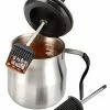Deals 🌟 WEQUALITY 32oz Basting Pot With 2 Replaceable Basting Brush Set，Grill BBQ Accessories，Cooking&Grilling Gifts For Men And Dad，Premium Stainless Steel 304 Barbecue Sauce Pot Enamel Basting Pot With 2 Brushes Set 🥰