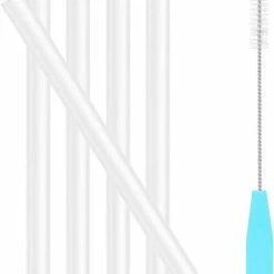 Best deal 😉 CampTek Replacement Straws For CamelBak Eddy Kids 12oz Water Bottle,CamelBak Eddy Kids Straws Replacement Parts,Accessories Set Include 5 BPA-FREE Straws And 1 Cleaning Brush(12OZ) 🎉