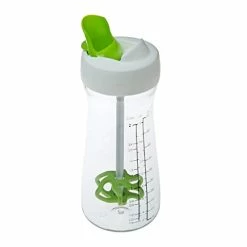 Best Sale 😍 GFZYLQ Salad 👗 Dressing Shaker Container , Dripless Pour, Leak-free, Soft Grip, BPA Free, Homemade Salad 👗 Dressing Bottle Mixer Measure, 500ml 🎁