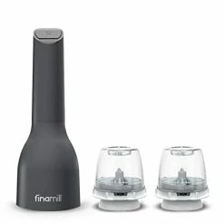 Wholesale 😍 FinaMill – Award Winning Battery Operated Pepper Mill & Spice Grinder In One, Adjustable Coarseness, Ceramic Grinding Elements, One Touch Operation With LED Light, Includes 2 Quick-Change ProPlus Pods Salmo 💯