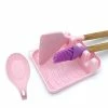 Outlet ✨ LSVGOE 2 Pack Multiple Utensil Spoon Rest With Drip Pad Non-Slip Heat Resistant Kitchen And Grill Spoon Holder For Spatula, Ladle, Tongs, Kitchen Gadgets, And Cooking Accessories (Cute Pink) 🔔