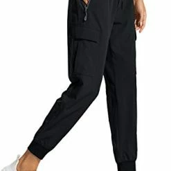 Best Pirce 💯 Libin 👩 Women's Cargo Joggers Lightweight Quick Dry Hiking Pants Athletic Workout Lounge Casual Outdoor 01-pants-steel Gray 🎉