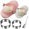 New 🥰 MUMSUNG Dumpling Maker, Empanadas Press Mold Set With Ring Cutter And Stuffing Spoon, Kitchen Gadget For Empanada, Pierogi, Pastelitos, Calzone, Turnovers ❤️