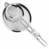 Cheap 🔥 IPOW Set Of 3 Stainless Steel Fine Mesh Strainer, Colander Sieve Sifters With Long Handle For Kitchen Food, Small Medium Large Size For Tea Coffee Powder Fry Juice Rice Vegetable Fruit Etc. Silver ✔️
