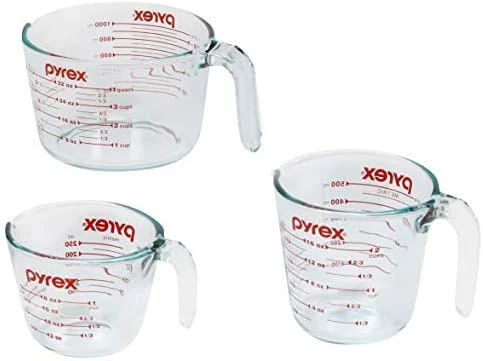 Best Sale π Pyrex 3 Piece Glass Measuring Cup Set, Includes 1-Cup, 2-Cup, And 4-Cup Tempered Glass Liquid Measuring Cups, Dishwasher, Freezer, Microwave, And Preheated Oven Safe, Essential Kitchen Tools π€© - Image 6