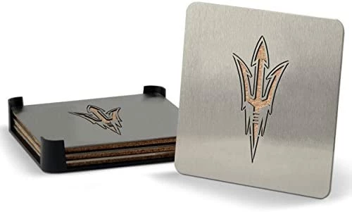Buy π YouTheFan NCAA Boasters, 4-Piece Stainless Steel Laser-Cut Team Coaster Set π - Image 5