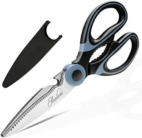Cheapest ❤️ Kitchen Shears, Acelone Premium Heavy Duty Shears Ultra Sharp Stainless Steel Multi-function Kitchen Scissors For Chicken/Poultry/Fish/Meat/Vegetables/Herbs/BBQ… (Orange Black) 🛒 - Image 10