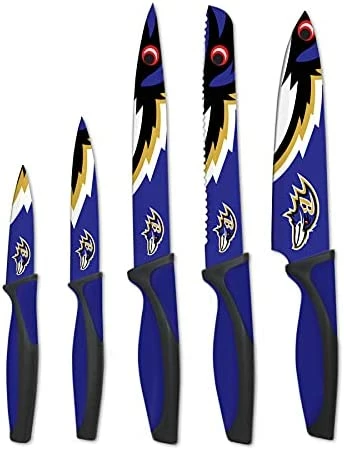 Cheapest ✔️ The Sports Vault NFL Dallas Cowboys 5-Piece Kitchen Knif ⌛ - Image 6