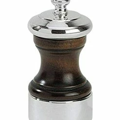 Best deal 😉 Peugeot Palace 4 Inch Silver Plated Salt Mill, Antique Brown ⭐