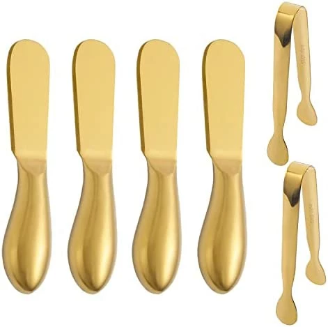 Best Pirce π Linwnil Cheese Knife Set With Gift Box For Charcuterie Accessories Stainless Steel Knives With Wood Handle Cheese Slicer Option 1 𧨠- Image 6