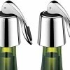 Top 10 ❤️ ERHIRY Wine Bottle Stopper Stainless Steel, Wine Bottle Plug With Silicone, Expanding Beverage Bottle Stopper, Reusable Wine Saver, Bottle Sealer Keeps Wine Fresh, Best Gift Accessories (2 PACK) 2 Pack - Silver ✔️