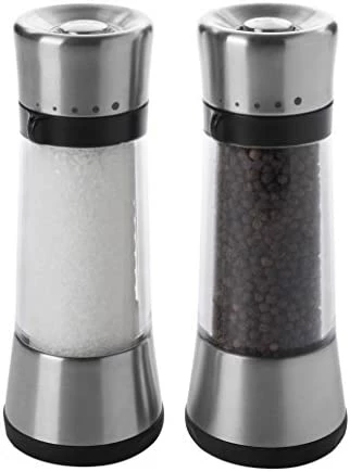 New β OXO Good Grips Sleek Adjustable Salt And Pepper Mill Set Silver π€© - Image 7