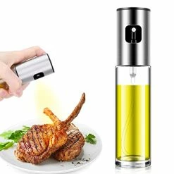 Cheap 🎉 MISSOLO Oil Sprayer For Cooking, 100ml Olive Oil Dispenser, Cooking Oil Spray Bottle, Vinegar Soy Sauce Dispenser, Oil Mister With Stainless Steel Cap, For Cooking Baking Roasting Frying Use 🧨