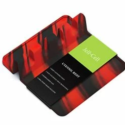 Best deal 🤩 Silicone Utensil Rest With Drip Pad,Holder For Stove Top, Kitchen Spoon Rest & Spoon Holder For Brushes Spatulas Ladles Forks, BPA Free Heat Resistant By Jell-Cell (Camouflage Red Black) ✔️