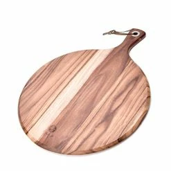 Discount ⌛ BF BILL.F SINCE 1983 BILL.F Acacia Wood Pizza Peel,12" Cutting Board, Cheese Paddle Board, Bread And Crackers Platter For Serving And Minor Food Prepare With Handle - 16 X 12 X 0.5 Inch 🎁
