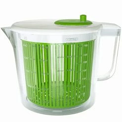 Brand new ❤️ Single Serve Small Salad Spinner - Mini Prep Lettuce Spinner And Dryer With Measuring Cup - Collander With Fruit And Vegetable Washing Basket Bowl - Great Fruit And Vegetable Washer By Cooler Kitchen 🥰