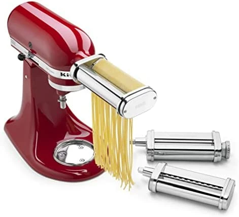 Discount π KitchenAid 3-Piece Pasta Roller & Cutter Set Attachment, Silver π - Image 9