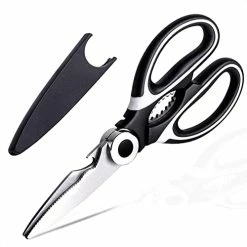 Best Pirce 😉 Kitchen Shears With Cover Sharp Scissors - Kitchen Gadgets Utility Scissors All Purpose Stainless Steel Scissors Heavy Duty Kitchen Scissors - Food Scissors For Chicken, Fish, Meat, Herbs Liberhaus ⌛