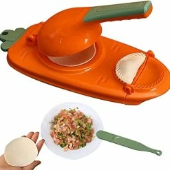Deals ❤️ YISTEROD 2023 Dumpling Skin Artifact DIY Dumpling Maker -【New Version】2 In 1 Dumpling Maker, Multifunction DIY Manual Dumpling Press Molds Set, Safety ABS Material, Easy-tool For Dumpling Make (Red) ⭐